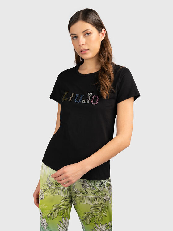 Tricou cu detaliu logo - 1