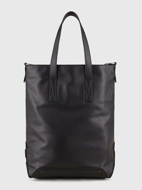 Large leather tote bag - 3