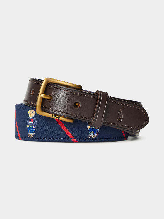 Belt with Polo Bear motif - 1