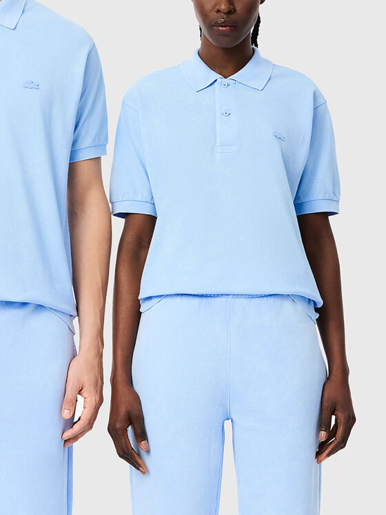 Tricou polo unisex cu mini logo - 1