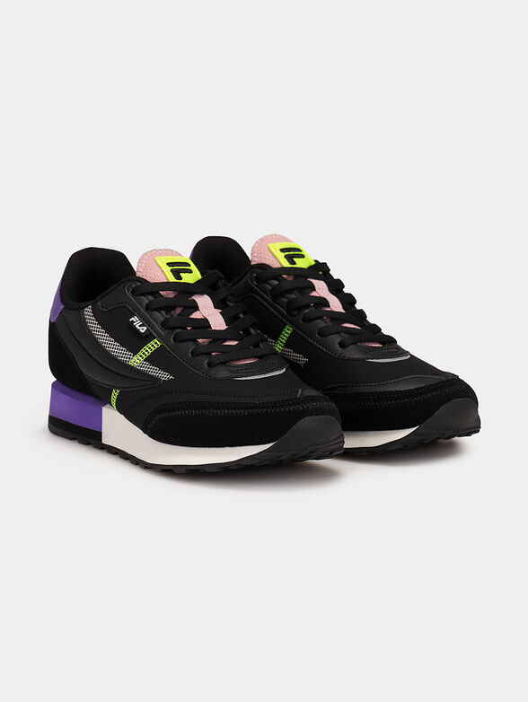 RETRONIQUE 22 sneakers with purple details - 2