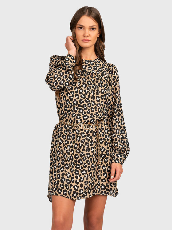 Rochie mini cu curea - 1