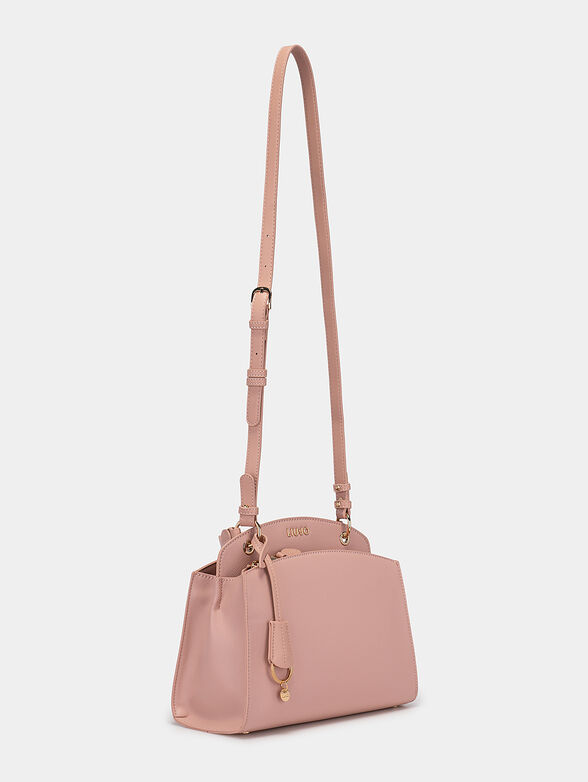 BOSTON beige bag with logo accent - 3