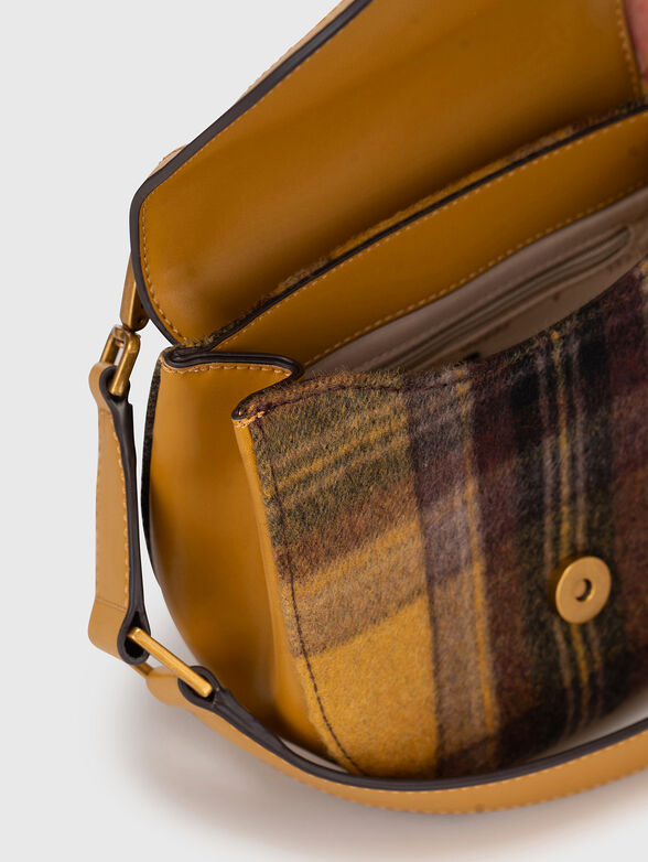 Plaid mini crossbody bag - 6