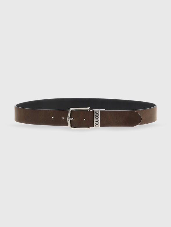 Reversible belt with logo accent - 3
