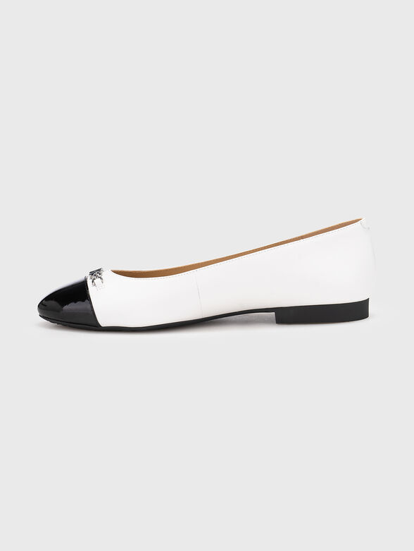 REBECCA ballet flats with logo - 4