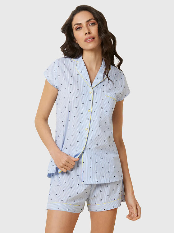SEA YOU SOON striped print pajamas  - 1
