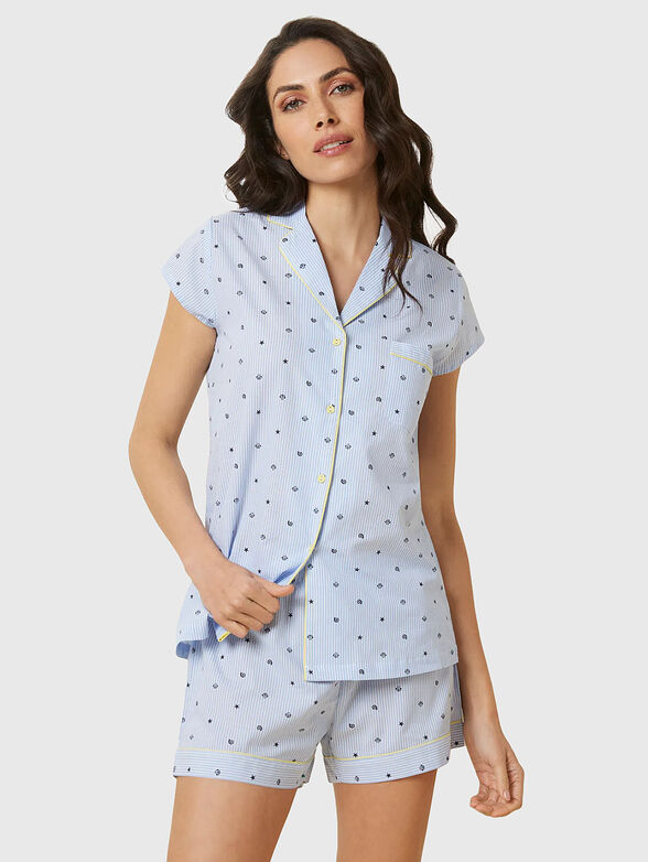 SEA YOU SOON striped print pajamas  - 1