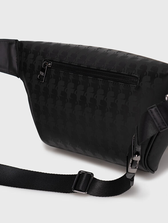 Waist bag with monogram logo print - 3