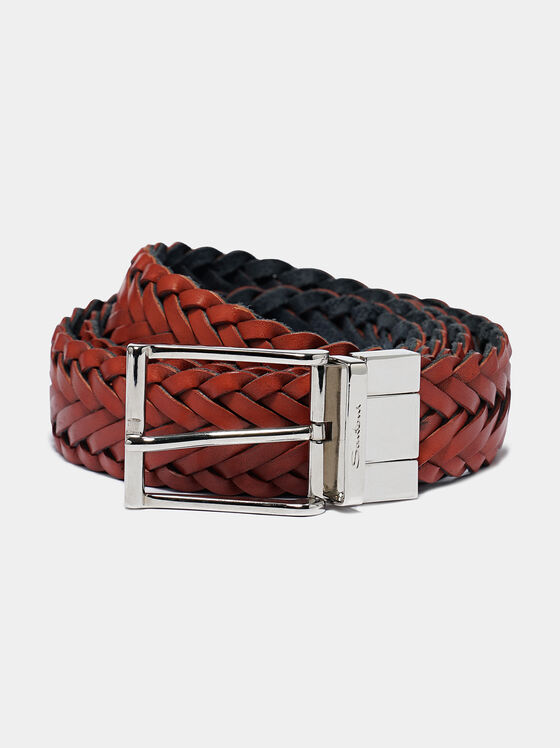 Belt with woven effect - 1