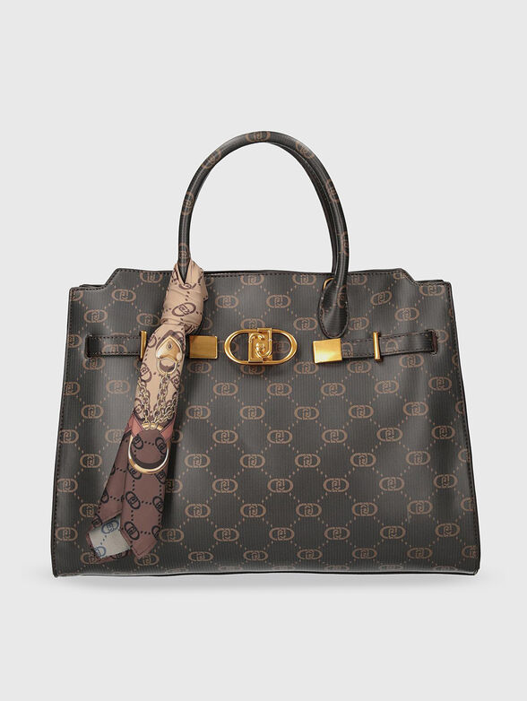 BOSTON large bag with monogram print - 1