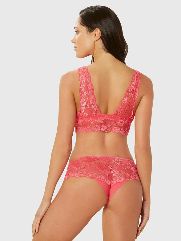 PRIMULA COLOR brazilian knickers with lace accents - 2