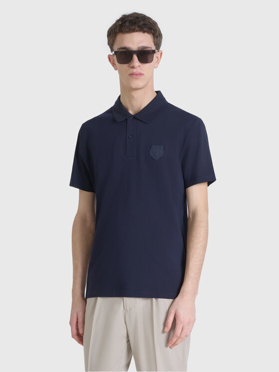 Tricou polo din bumbac cu mânecă scurtă - 1