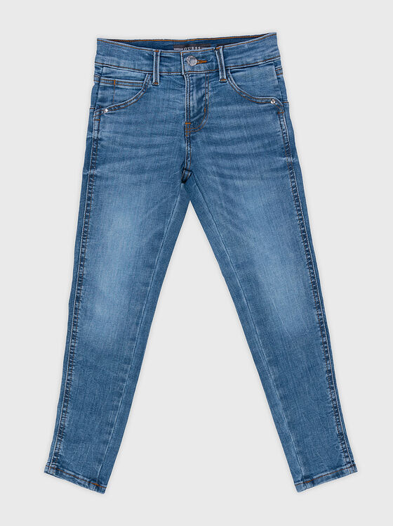 Blue skinny jeans - 1