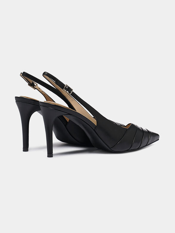 Genuine leather stilleto shoes - 3