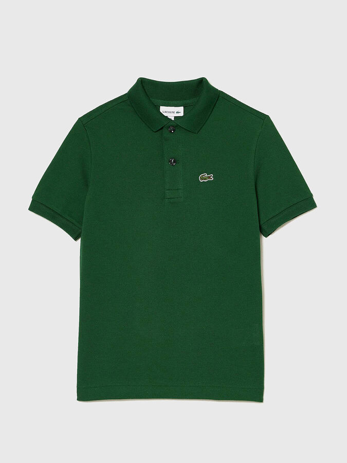 Cotton polo shirt with logo 