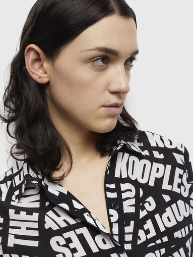 Shirt with monogram logo print - 5