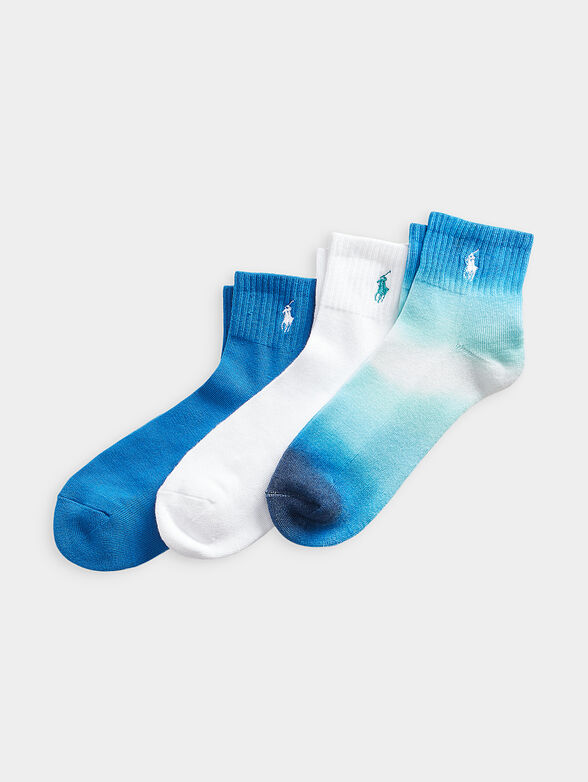 Three pairs of socks with logo - 1