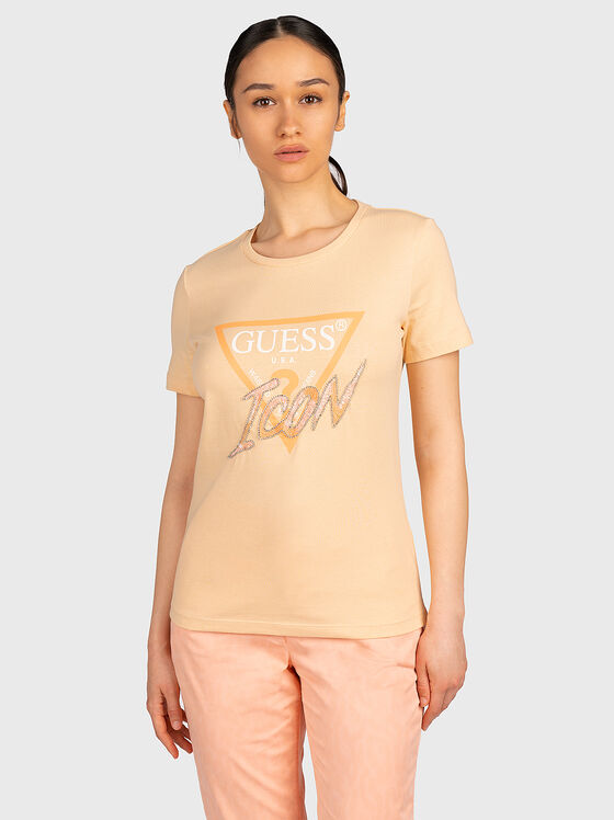 ICON cotton T-shirt  with appliques - 1