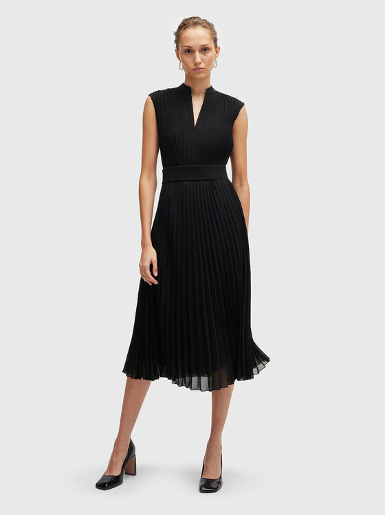 Black midi dress - 1