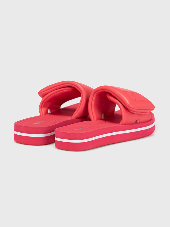 Black platform beach shoes - 3