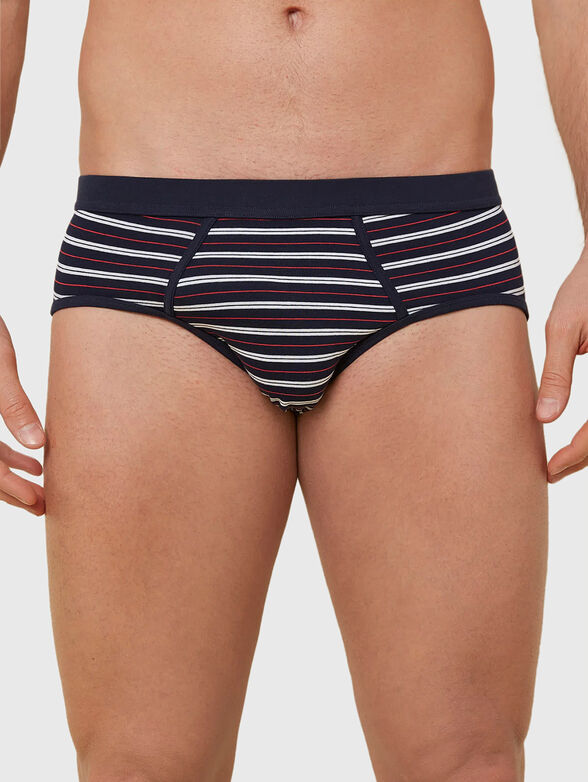 RIVIERA CLUB briefs with striped print - 1
