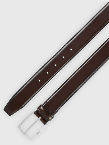 CELIE leather belt in black - 5