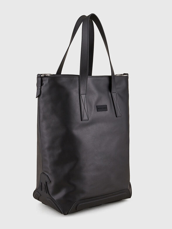 Large leather tote bag - 4
