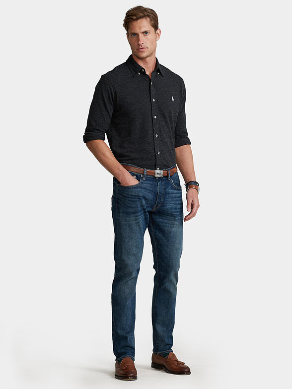 Black cotton shirt - 4