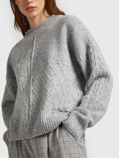 ERIKA sweater with oval neckline - 4
