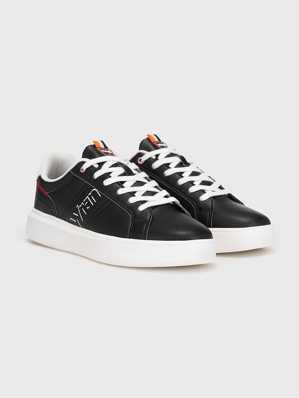 DAVIS black sneakers with contrasting elements - 2