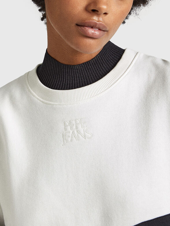 HILDA sweatshirt with logo embroidery - 4
