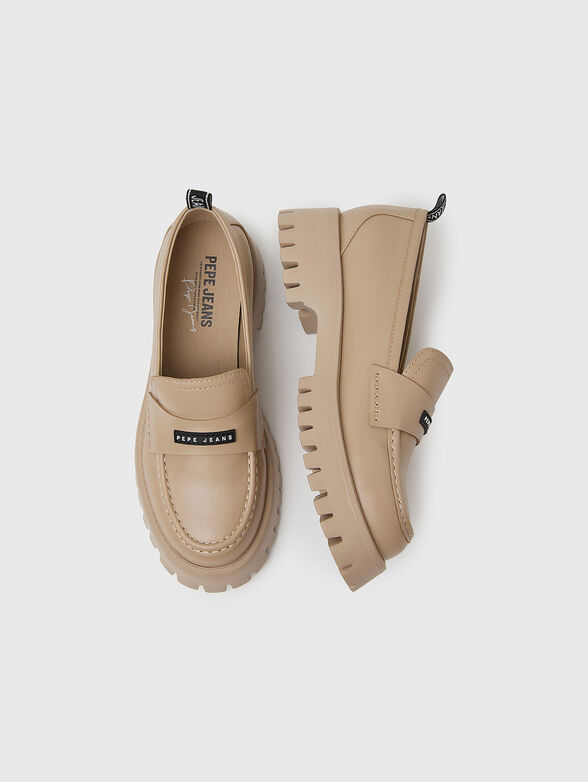 OXFORD beige moccasins  - 6