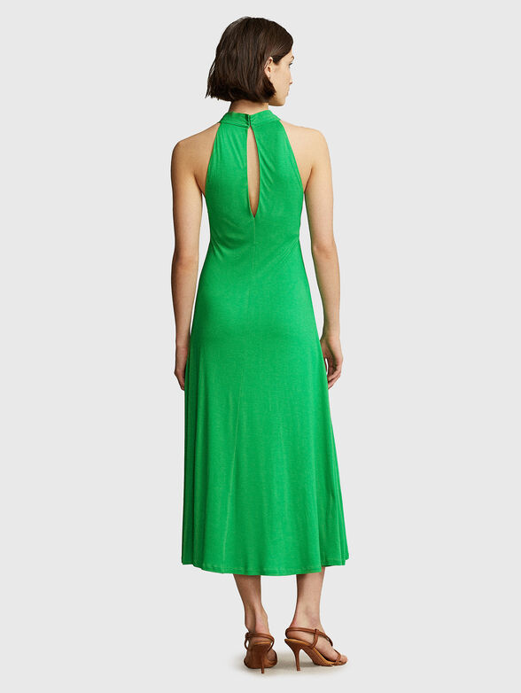 BIANCA green viscose dress - 2