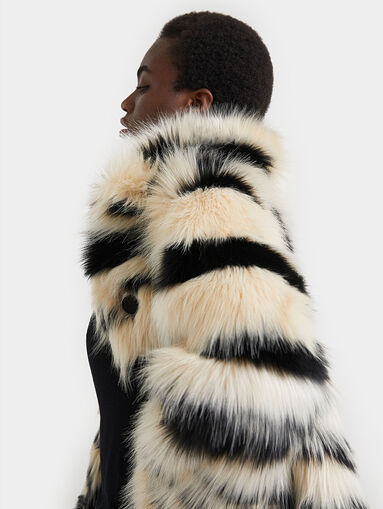 Eco fur coat - 3