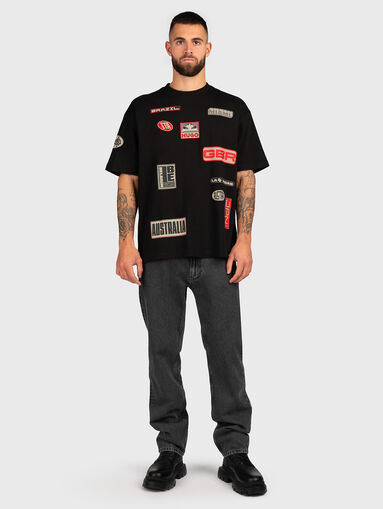 Dark gray straight jeans - 5