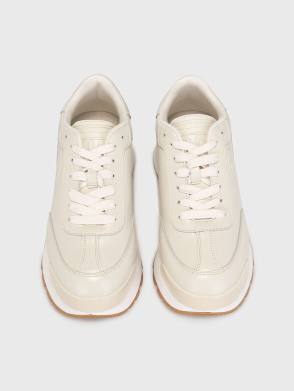 AMAZING 02 leather sneakers with inscription - 6
