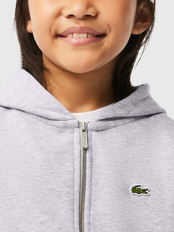 Sweatshirt with hood and logo detail  - 2
