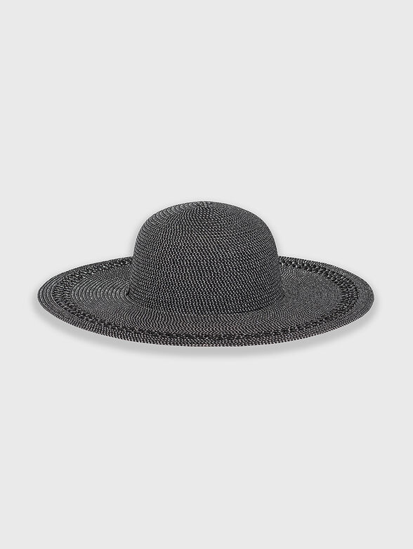 Black brimmed hat - 2