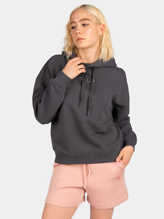 TASHA hooded sweatshirt in grey color