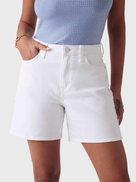 Cotton jeans shorts - 1