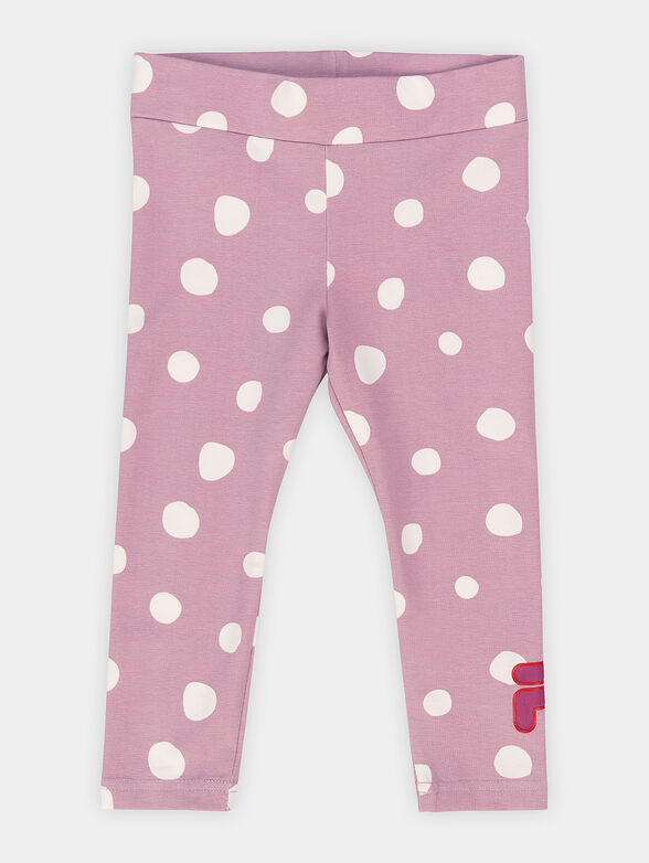 BERGAMO leggings with dotted pattern - 1