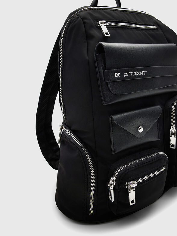 Backpack with accent pockets - 5