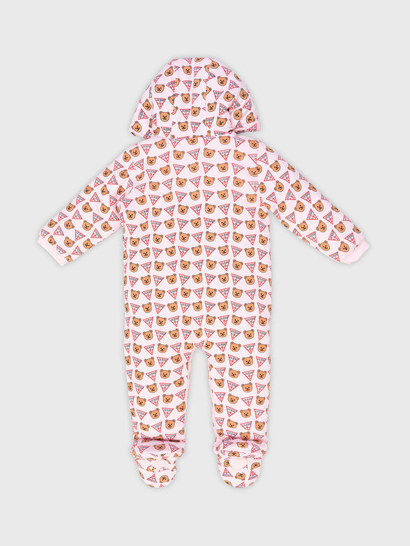 Cotton bodysuit with hood - 2