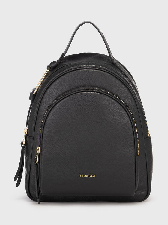 Rucsac negru din piele - 1