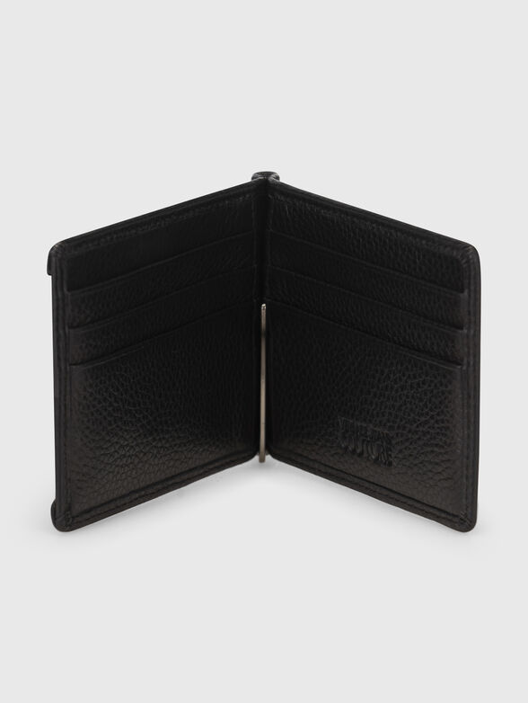 Black cardholder with logo detail - 4