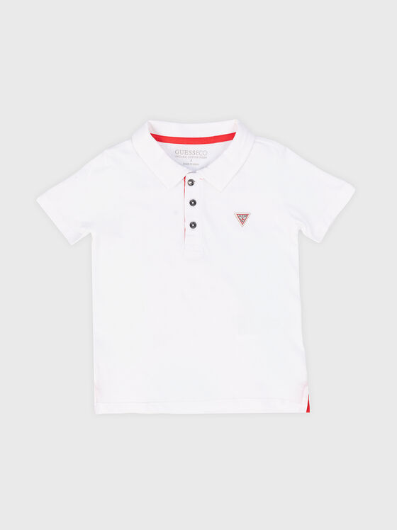 Tricou polo în alb - 1