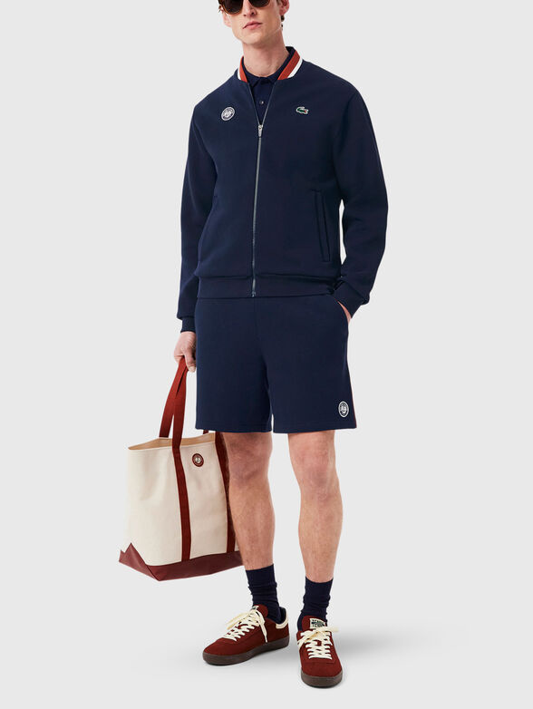 Roland-Garros Edition cotton shorts with logo - 6