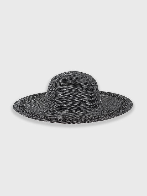 Black brimmed hat - 1