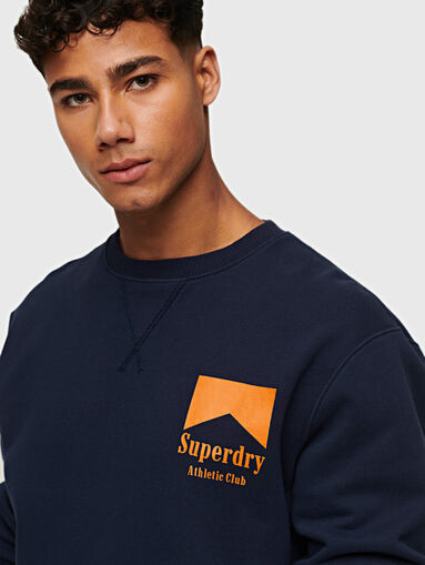 ATHLETIC CLUB blue sweatshirt  - 4
